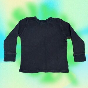 Old Navy Kids Black Long Sleeve Shirt / Thermal Size 5T